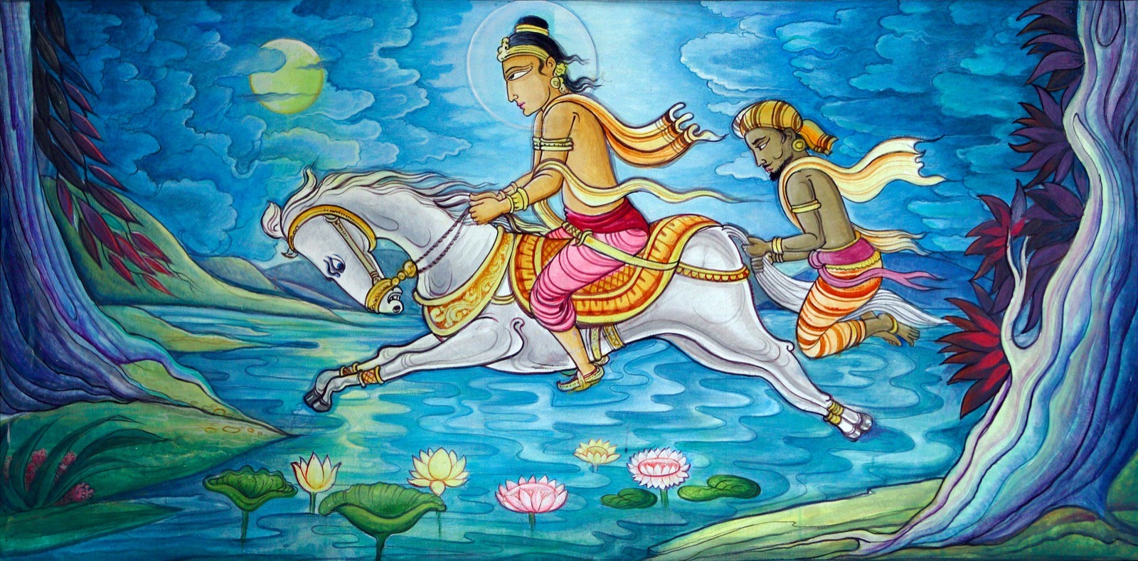 Jayasiri Semage murals, new Shrine Hall